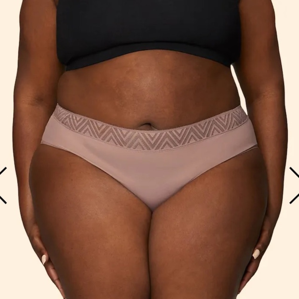 (2X)- Thinx Classic Hiphugger -Beige